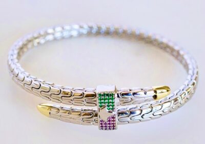 AKA "Pretty Girl" Two-Tone Spear Bracelet!