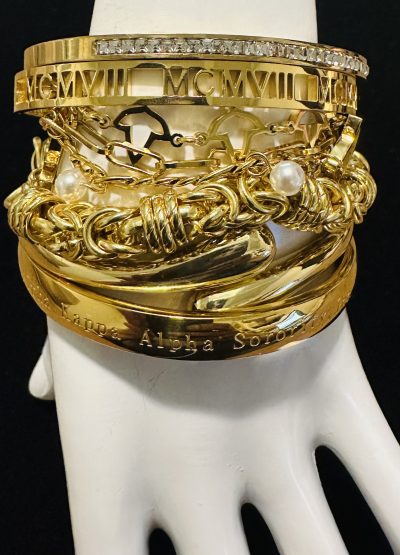 The Gold Stack Bracelets