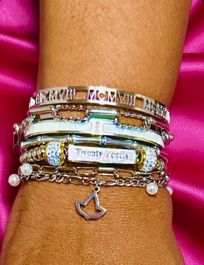 The Silver Stack Bracelets