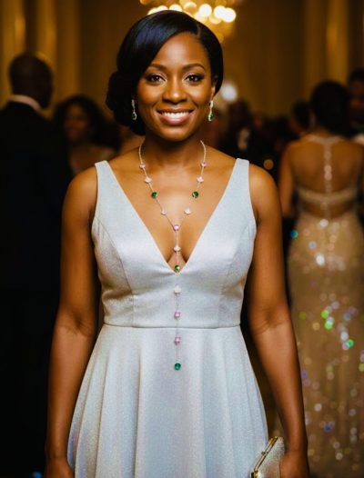 Radiant Ivy Lariat Y-Necklace: Silver Pink & Green